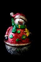 SHINY SHAMROCK LITE-UP SNOWMAN